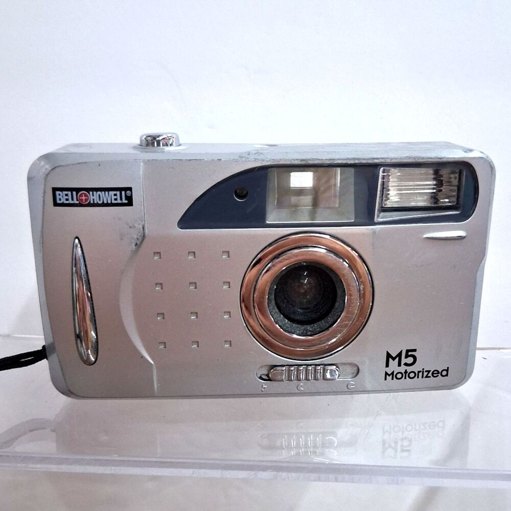 Vintage Bell & Howell M5 Motorized 35mm Point & Shoot Film Camera Untested